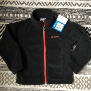 Columbia fleece zip up 4/5